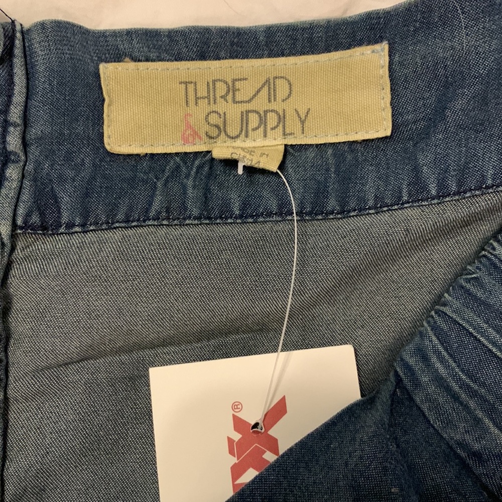 Off the shoulder denim top - size M - Picture 4 of 6